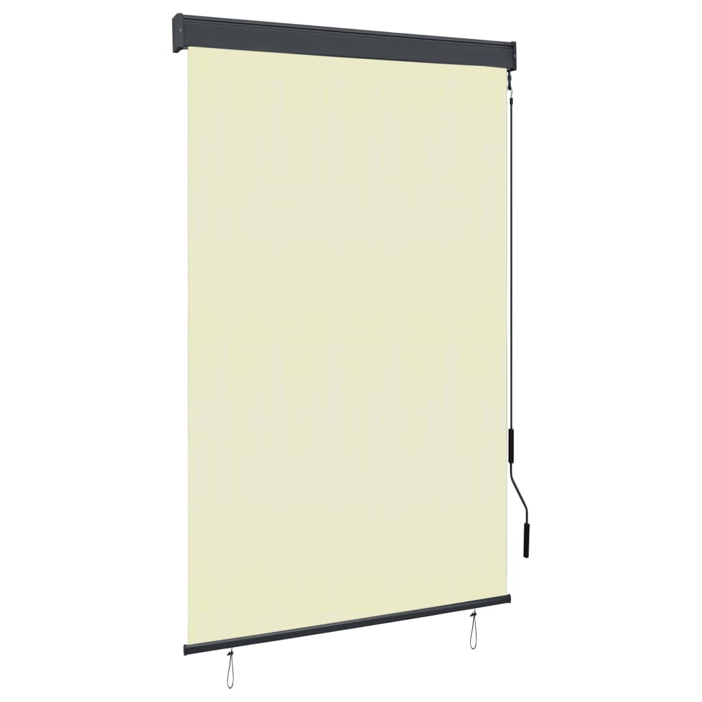 Cream outdoor roller blind 120x250 cm V5256 Vetonek