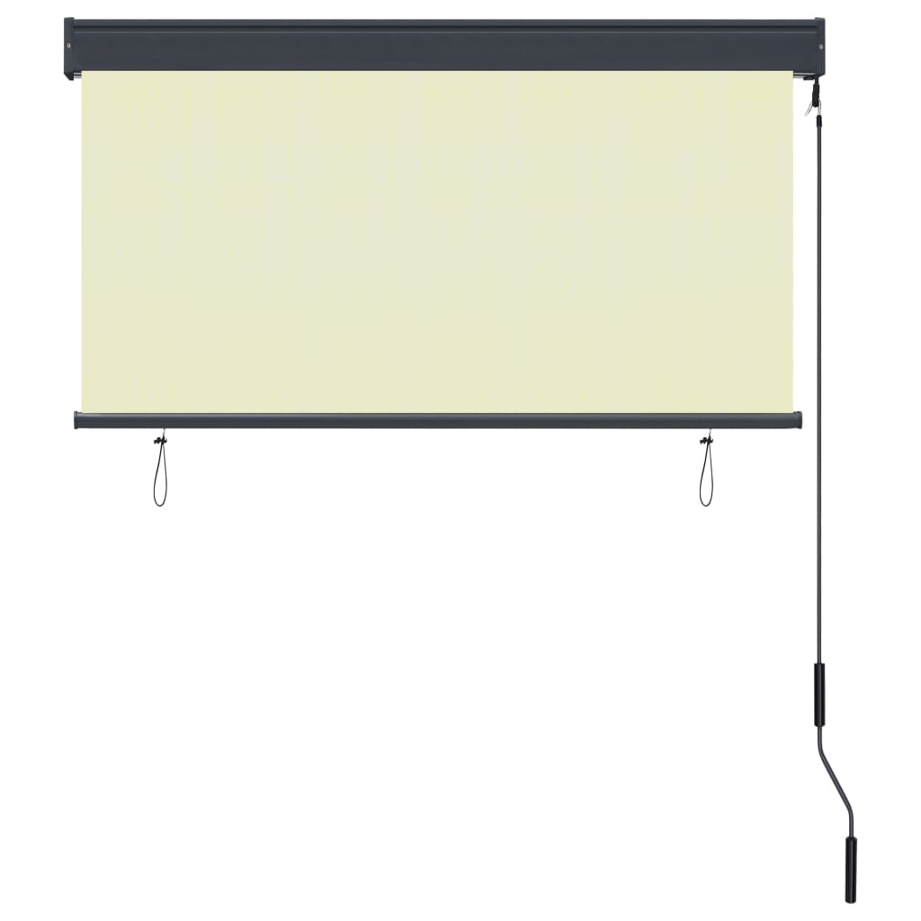 Cream outdoor roller blind 120x250 cm V5256 Vetonek