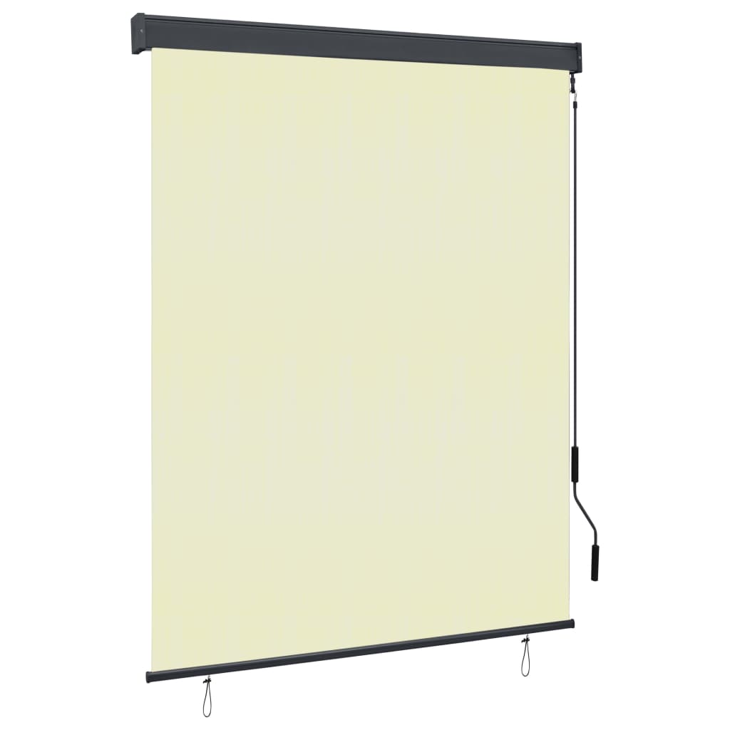 Cream outdoor roller blind 140x250 cm V5317 Vetonek
