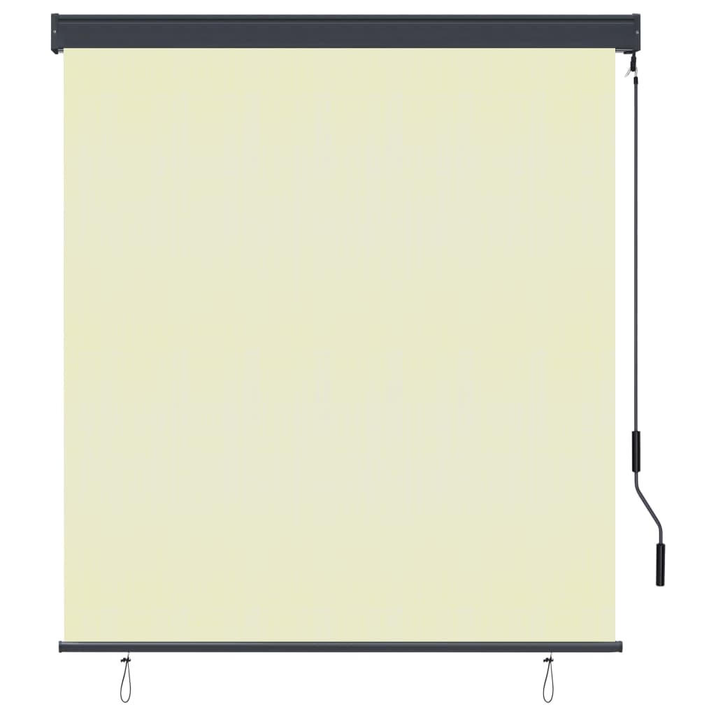 Cream outdoor roller blind 140x250 cm V5317 Vetonek