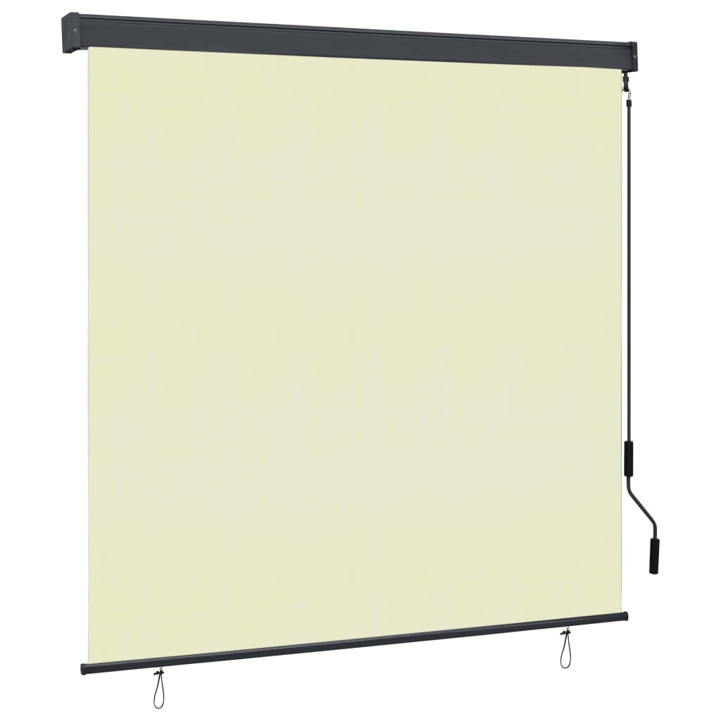 Cream outdoor roller blind 160x250 cm V5379 Vetonek
