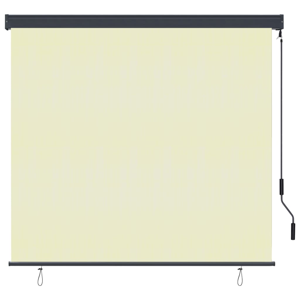 Cream outdoor roller blind 160x250 cm V5379 Vetonek