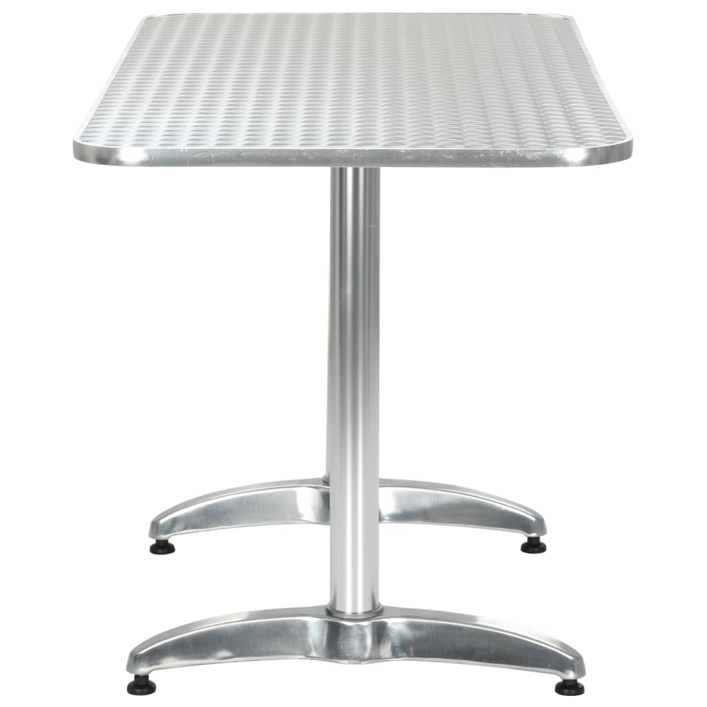 Silvering Garden Table 120x60x70 cm