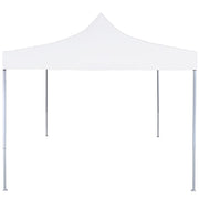 Vetonek Carpa plegable profesional acero blanco 3x3 m