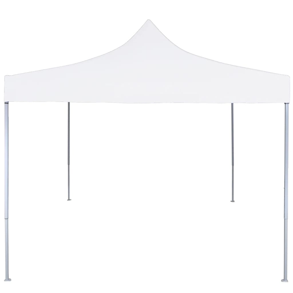 Vetonek Carpa plegable profesional acero blanco 3x3 m