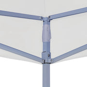Carpa plegable profesional acero blanco 3x3 m v0127 - Vetonek
