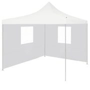 Carpa plegable profesional con 2 paredes acero blanco 3x3 m v0141 Vetonek