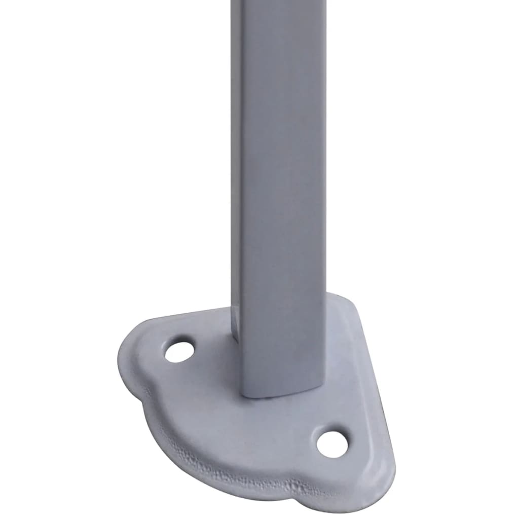 Carpa plegable profesional con 2 paredes acero blanco 3x3 m v0141 - Vetonek