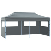 Carpa plegable profesional con 4 paredes acero antracita 3x6 m v0196 Vetonek