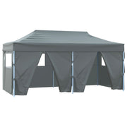 Vetonek Carpa plegable profesional con 4 paredes acero antracita 3x6 m