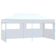 Carpa plegable profesional con 4 paredes acero blanco 3x6 m v0202 Vetonek