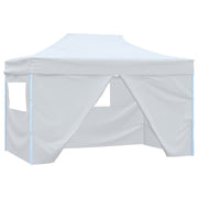 Carpa plegable para celebraciones con 4 paredes blanco 3x4,5 m V0226 Vetonek