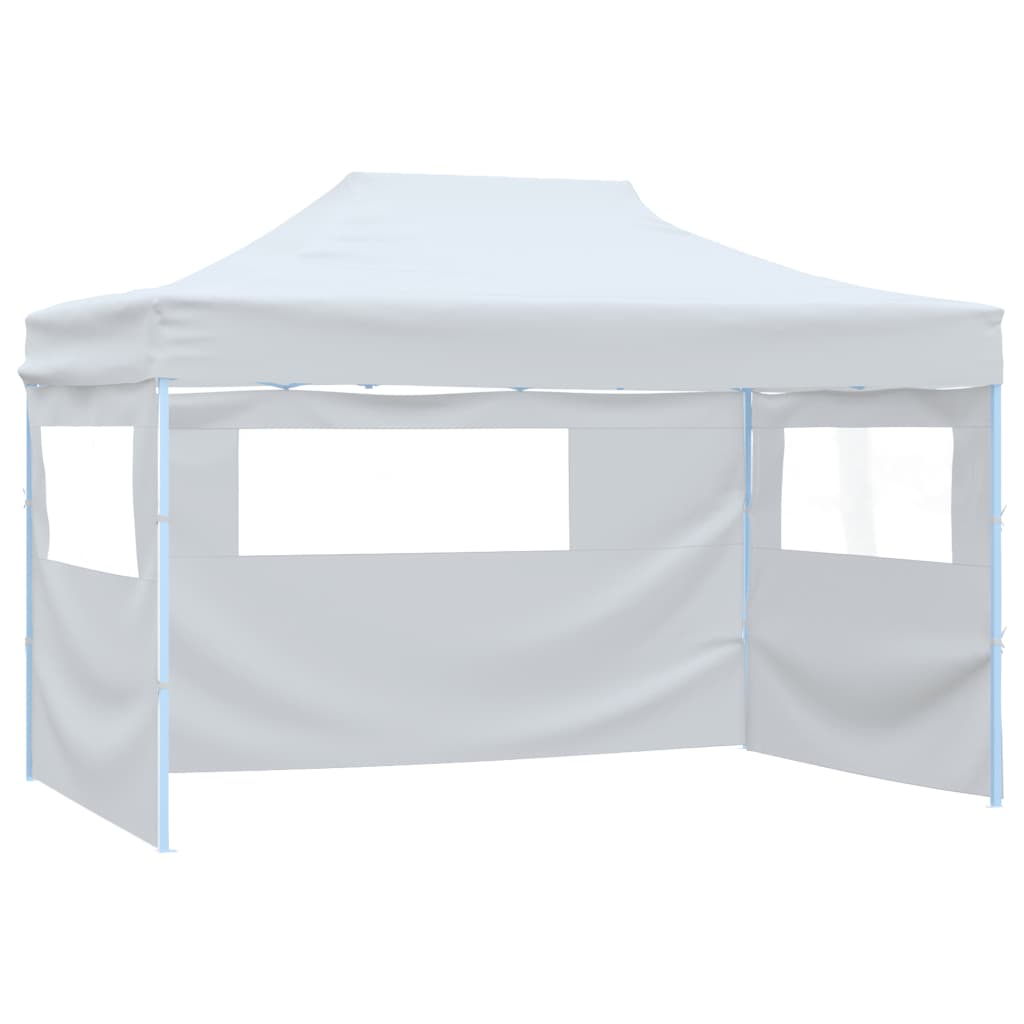 Carpa plegable para celebraciones con 4 paredes blanco 3x4,5 m V0226 Vetonek