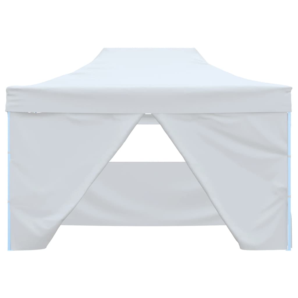 Carpa plegable para celebraciones con 4 paredes blanco 3x4,5 m V0226 Vetonek