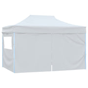 Carpa plegable para celebraciones con 4 paredes blanco 3x4,5 m V0226 Vetonek