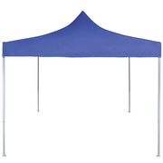 Vetonek Carpa plegable profesional acero azul 2x2 m