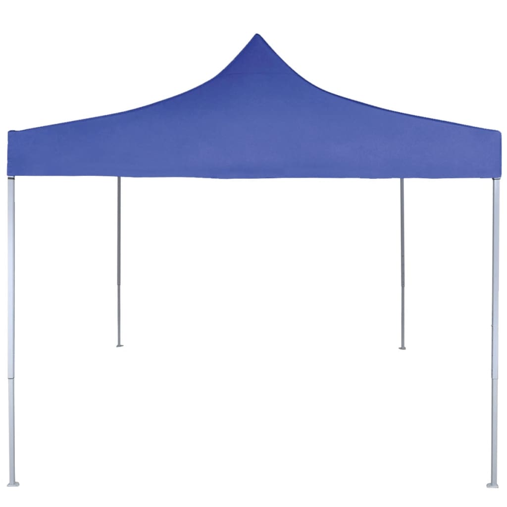 Vetonek Carpa plegable profesional acero azul 2x2 m