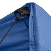Carpa plegable profesional con 4 paredes acero azul 2x2 m - Vetonek