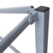 Carpa plegable profesional con 4 paredes acero azul 2x2 m - Vetonek