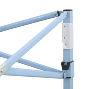 Carpa plegable profesional con 4 paredes acero color crema 2x2m v82 - Vetonek