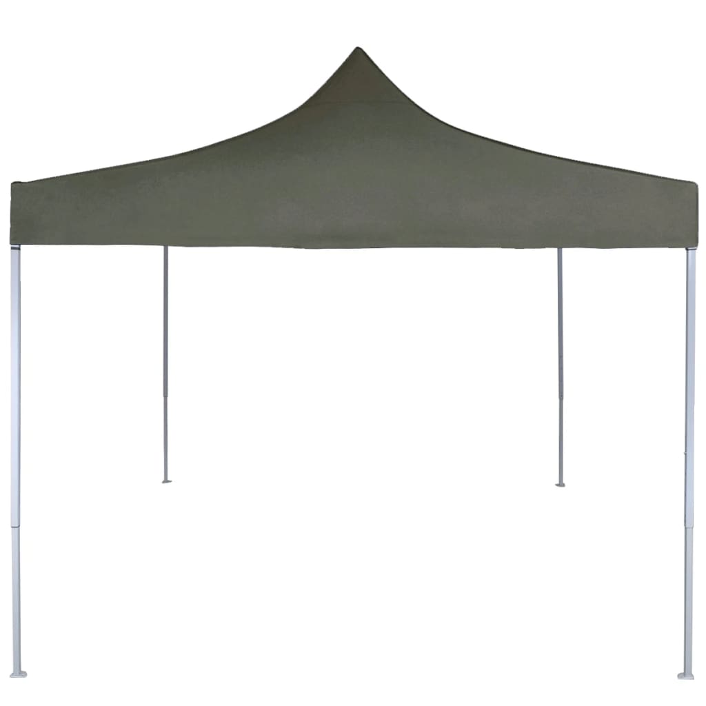 Vetonek Carpa plegable profesional acero gris antracita 2x2 m