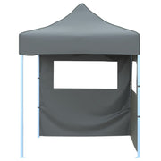 Carpa plegable profesional 2 paredes acero gris antracita 2x2 m v0363 - Vetonek