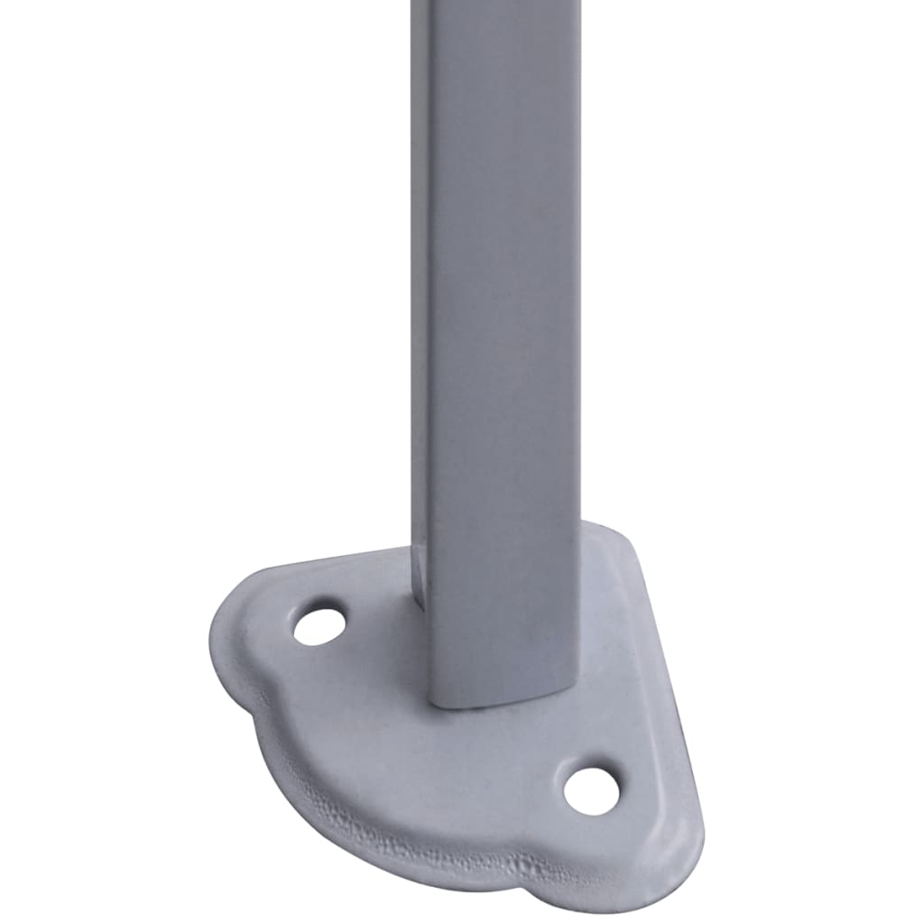 Carpa plegable profesional 2 paredes acero gris antracita 2x2 m v0363 - Vetonek