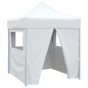 Carpa plegable profesional con 4 paredes acero blanco 2x2 m v88 Vetonek