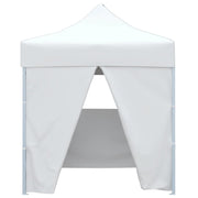 Carpa plegable profesional con 4 paredes acero blanco 2x2 m v0400 - Vetonek
