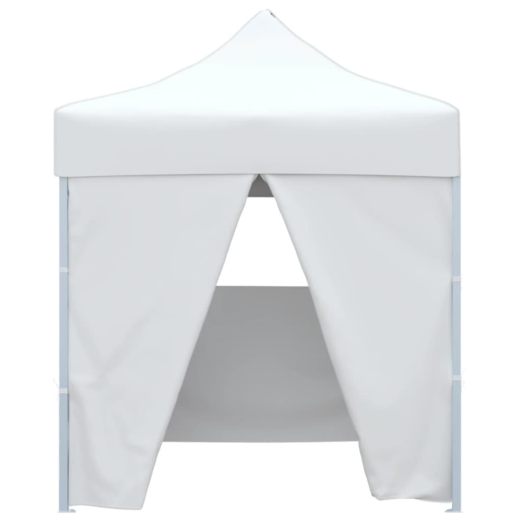 Carpa plegable profesional con 4 paredes acero blanco 2x2 m v0400 - Vetonek