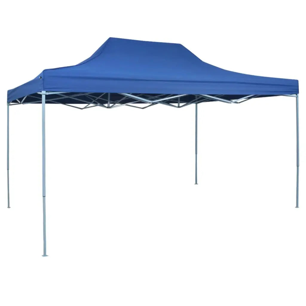 Carpa plegable profesional acero azul 3x4 m v89 Vetonek