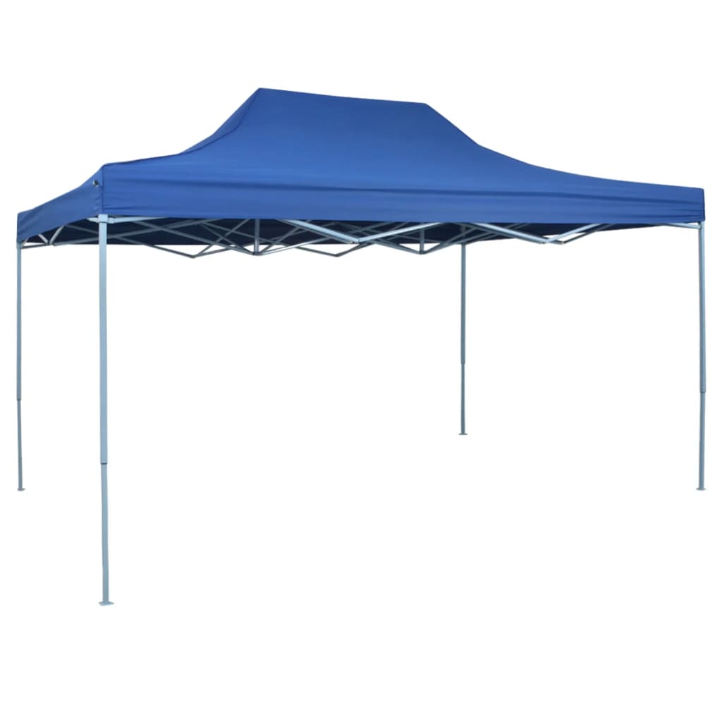 Carpa plegable profesional acero azul 3x4 m v0417 Vetonek