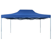 Vetonek Carpa plegable profesional acero azul 3x4 m