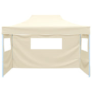 Carpa plegable profesional con 3 paredes acero color crema 3x4m - Vetonek
