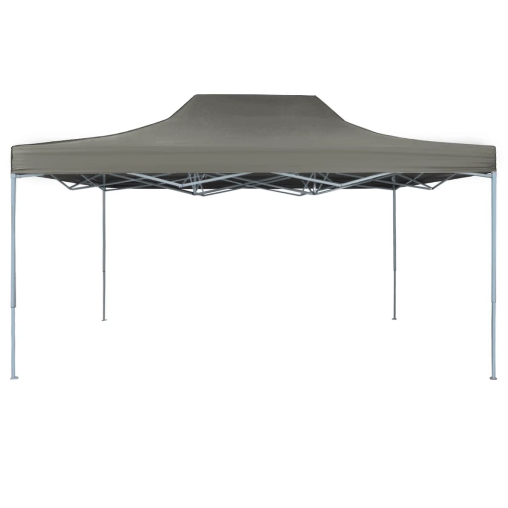 Vetonek Carpa plegable profesional acero gris antracita 3x4 m