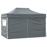 Carpa plegable profesional 4 paredes acero gris antracita 3x4 m v0493 - Vetonek