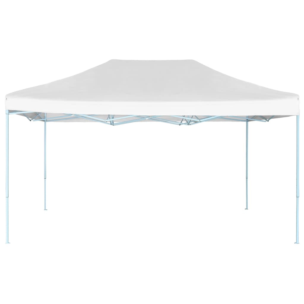 Vetonek Carpa plegable profesional acero blanco 3x4 m