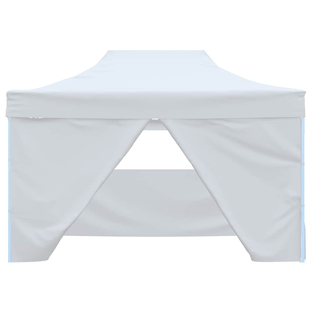 Carpa plegable profesional con 4 paredes acero blanco 3x4 m v0523 - Vetonek