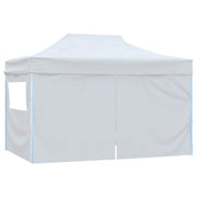 Carpa plegable profesional con 4 paredes acero blanco 3x4 m v0523 - Vetonek