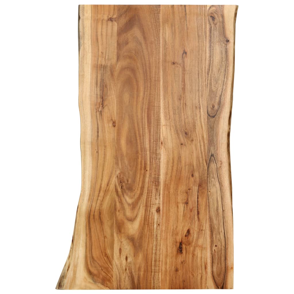 Superficie de mesa de madera maciza de acacia  100x(50-60)x2,5 cm