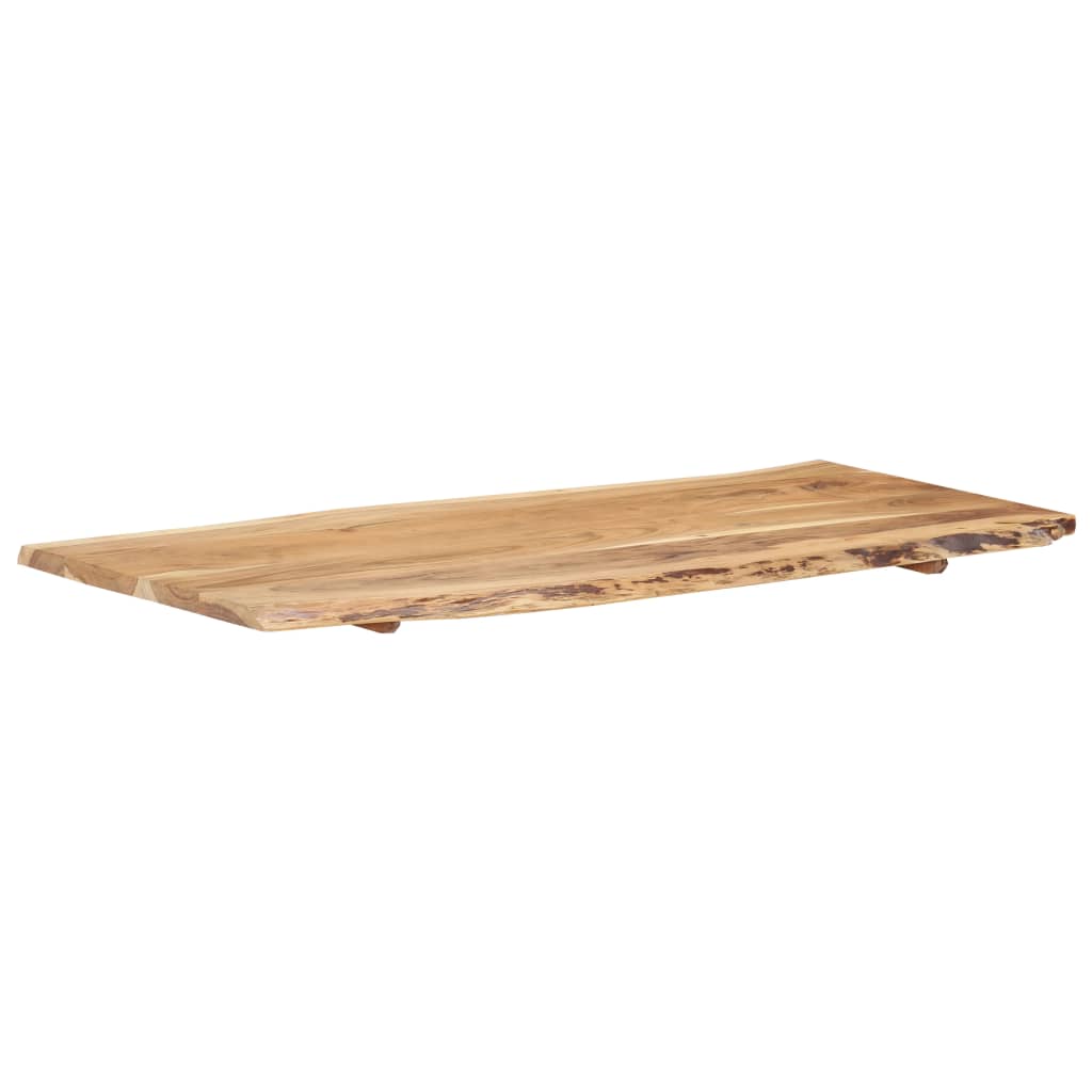 Superficie de mesa madera maciza de acacia 118x(50-60)x2,5 cm vidaXL