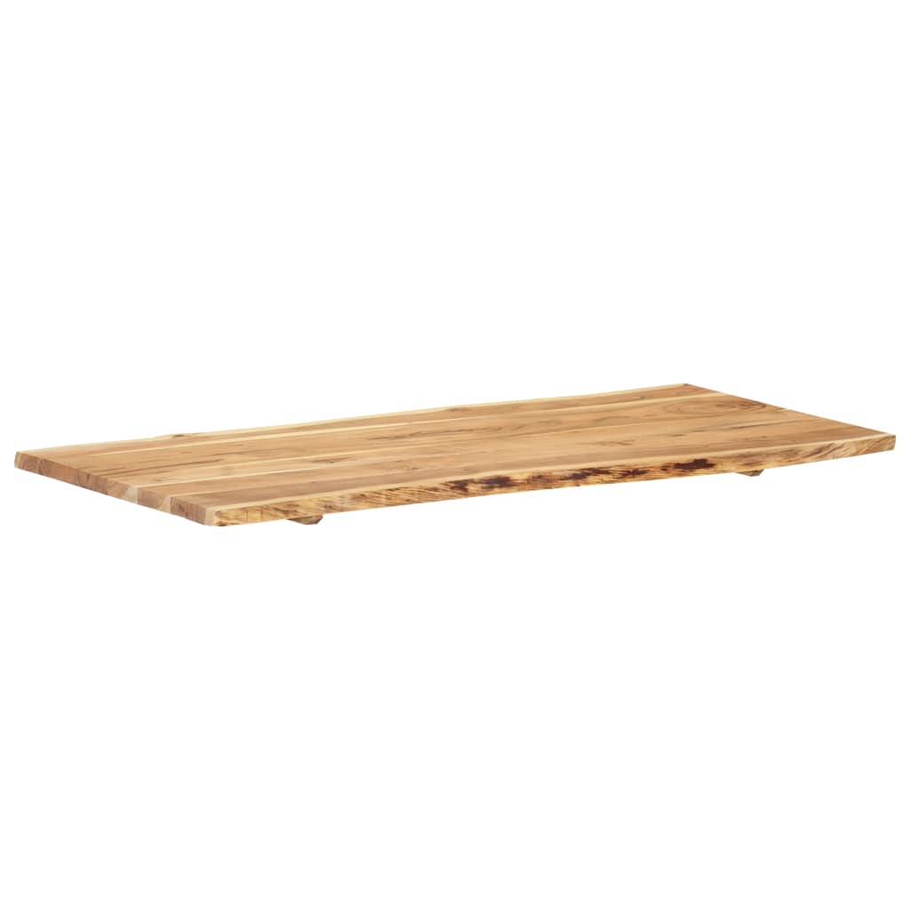 Superficie de mesa madera maciza de acacia 118x(50-60)x2,5 cm vidaXL