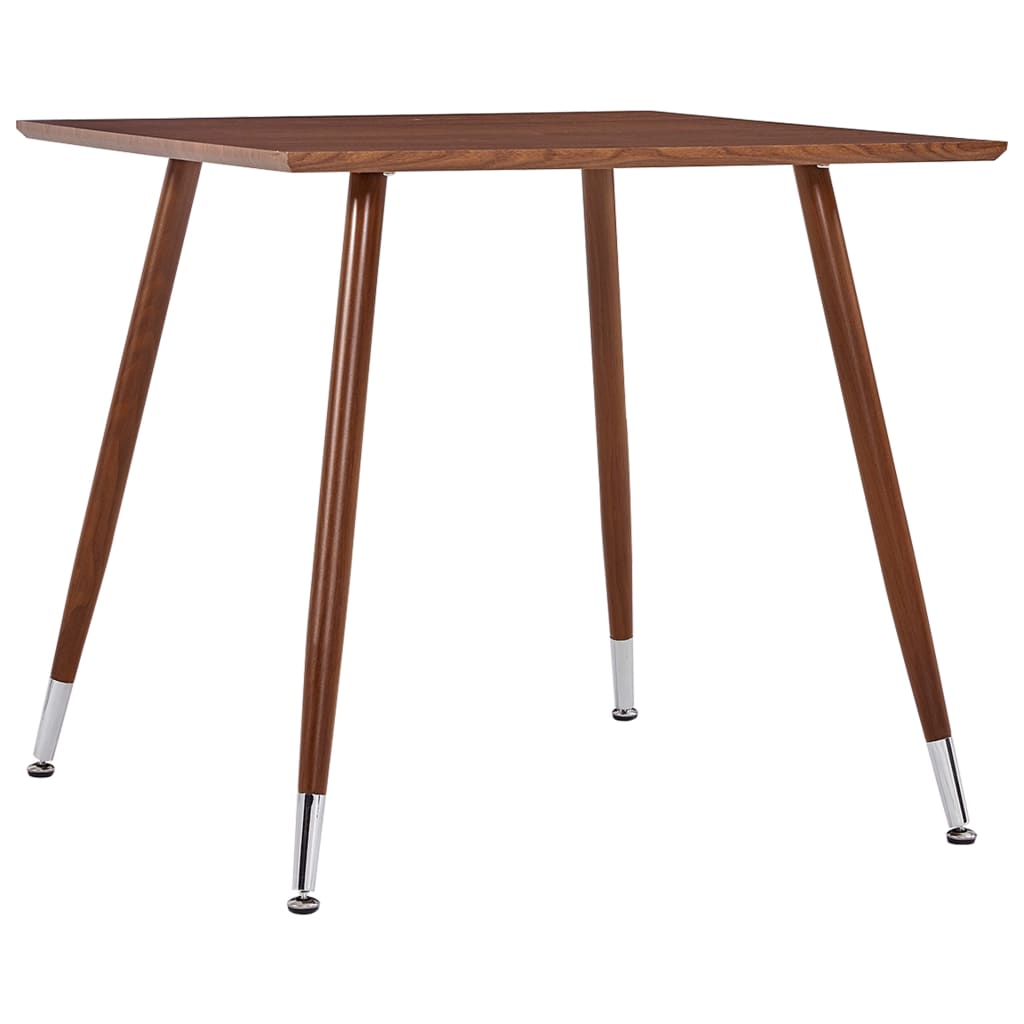 Vetonek Mesa de comedor MDF marrón 80,5x80,5x73 cm