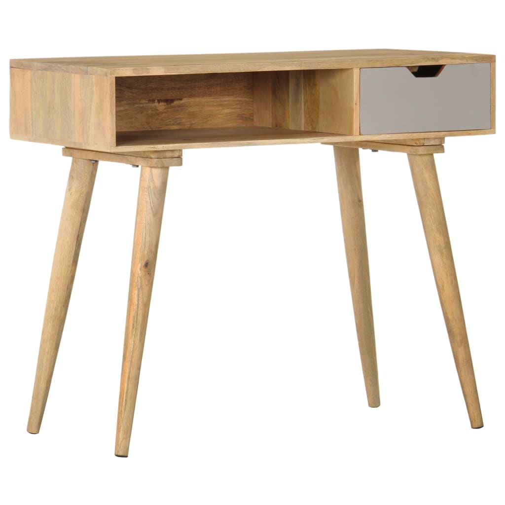 Vetonek Mesa consola de madera maciza de mango 89x44x76 cm