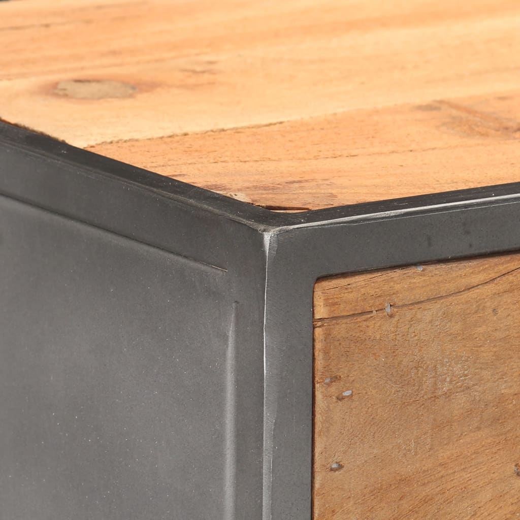 Cajonera de madera maciza reciclada 45x30x100 cm v0546 - Vetonek