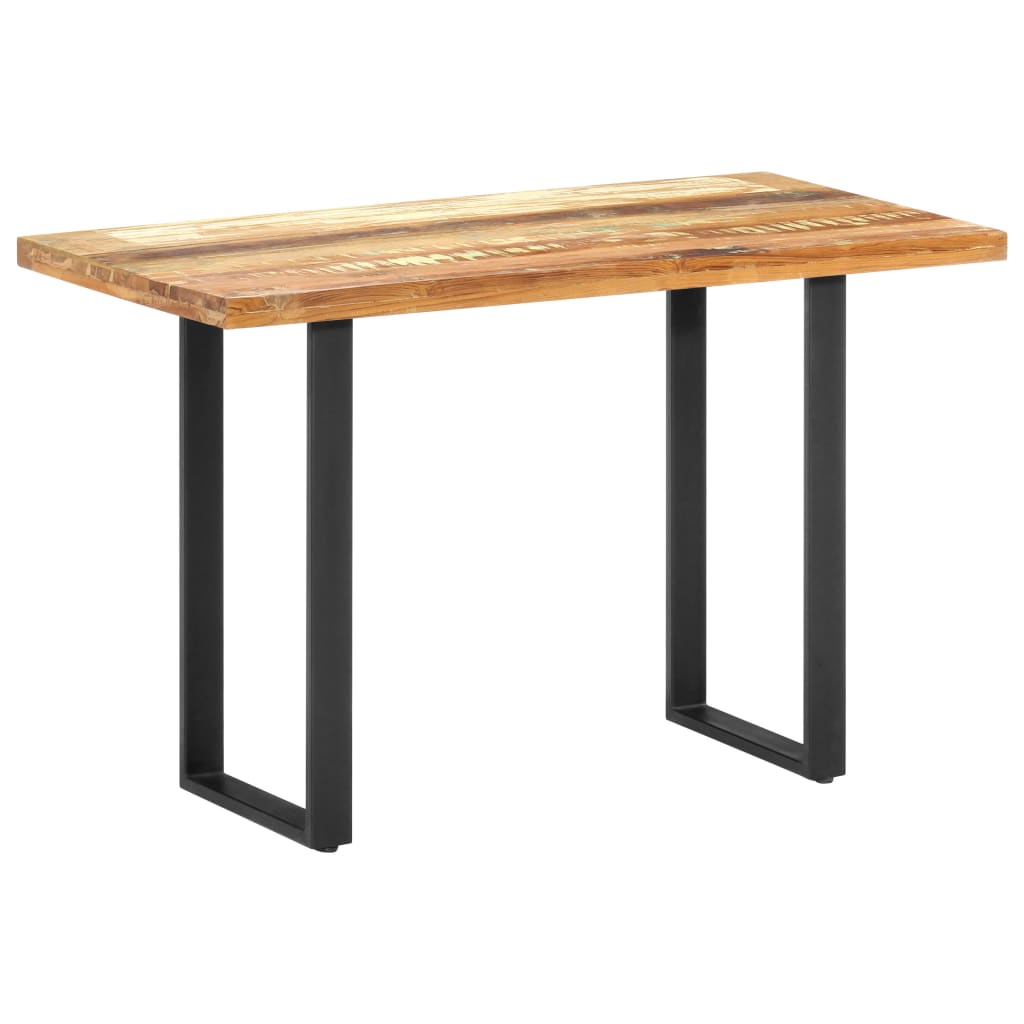 Mesa de comedor madera maciza reciclada 120x60x76 cm