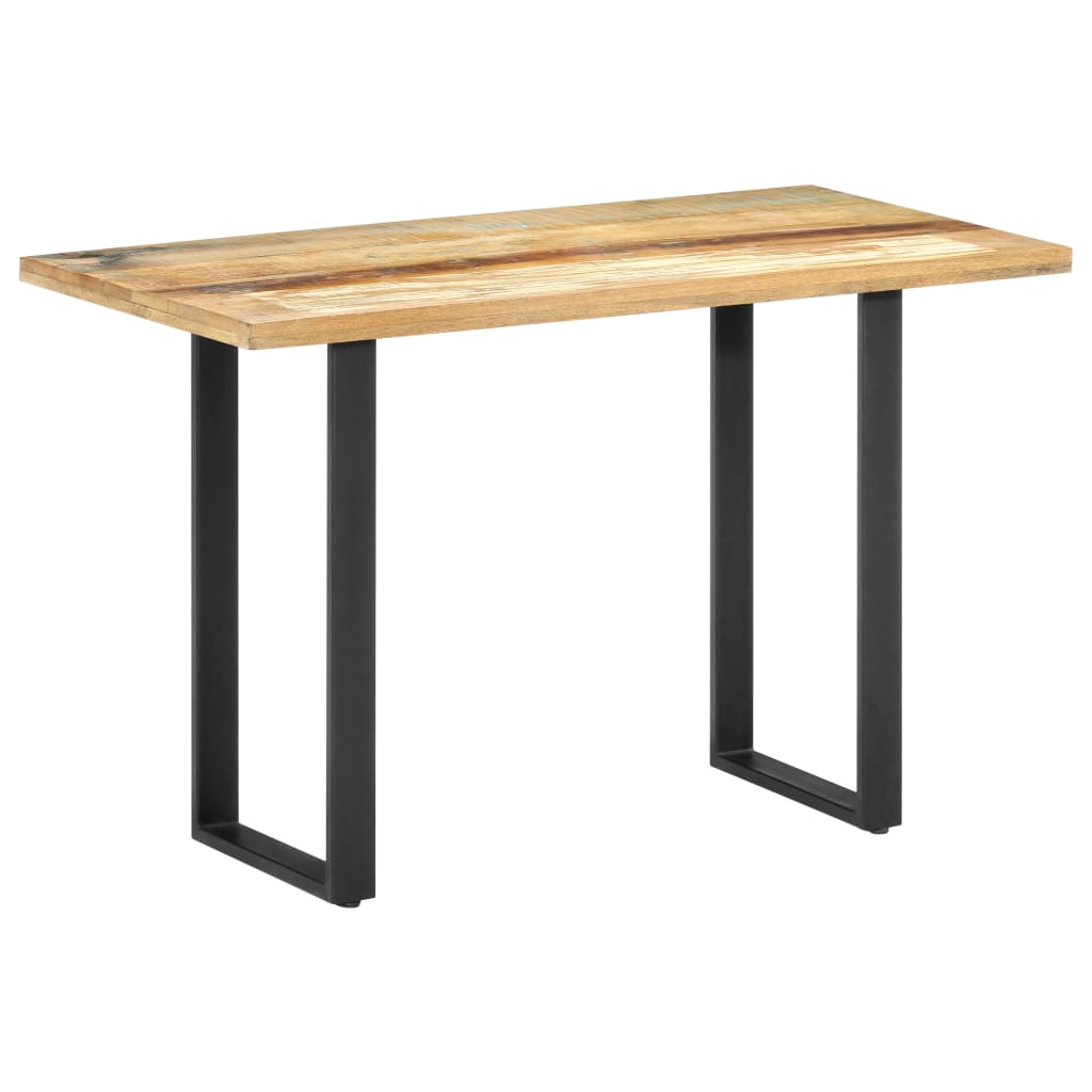 Vetonek Mesa de comedor madera maciza reciclada 120x60x76 cm