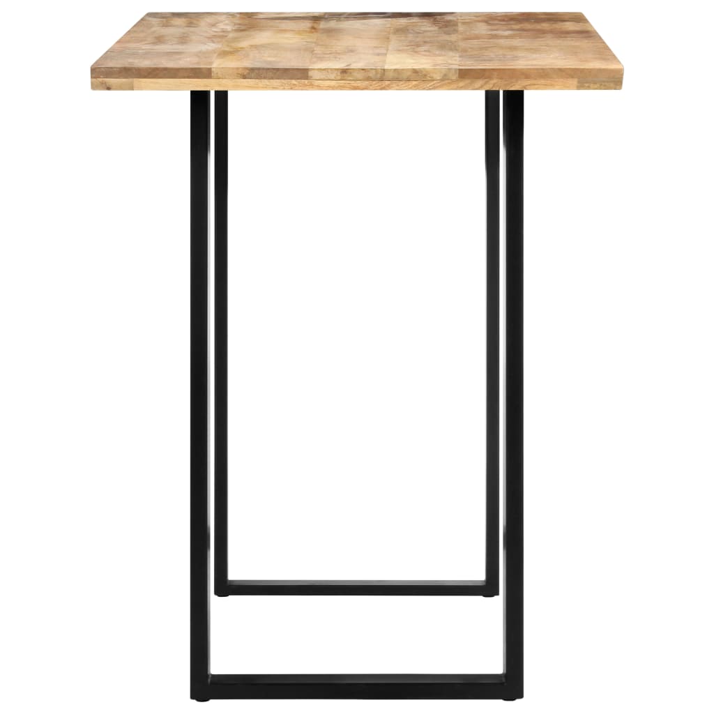 Mesa de comedor de madera maciza de mango 120x60x76 cm