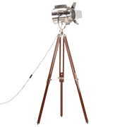 Vetonek Lámpara de trípode madera maciza de mango 180 cm