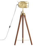 Lámpara de suelo con trípode madera maciza de mango 97 cm v2557 - Vetonek